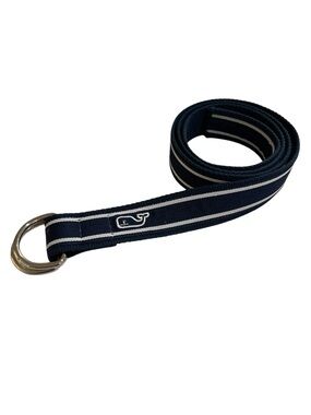 Vineyard Vines Men’s Whale Web Belt SZ XXL Navy Blue